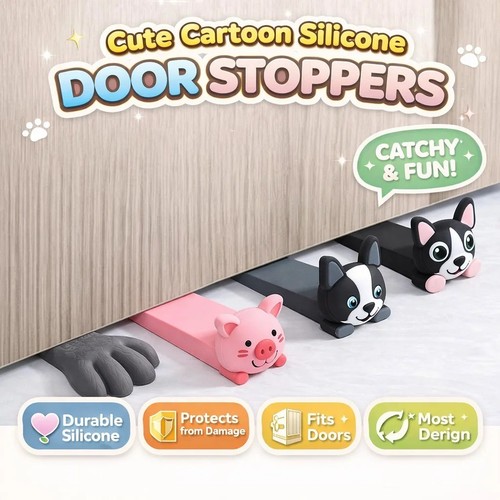 Silicone door wedge shock - -,
