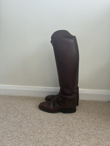 Brown leather konig dressage - brown,
