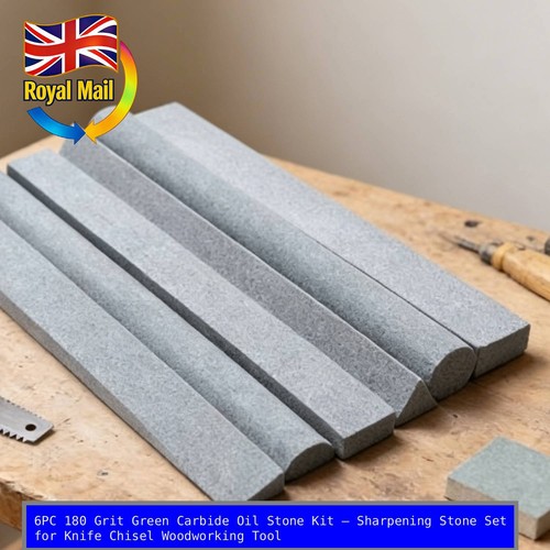 6pc 180 grit green carbide - green,