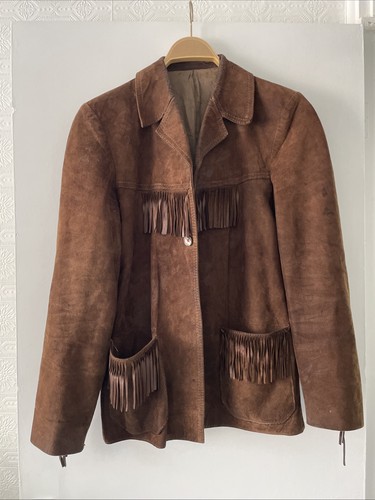 Original vintage 1970s suede - vintage,