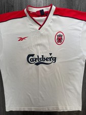 Original Authentic Reebok Liverpool 1998/1999 Away Shirt Mens Large