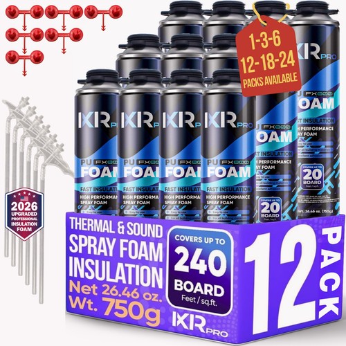 Spray foam insulation - spray, can