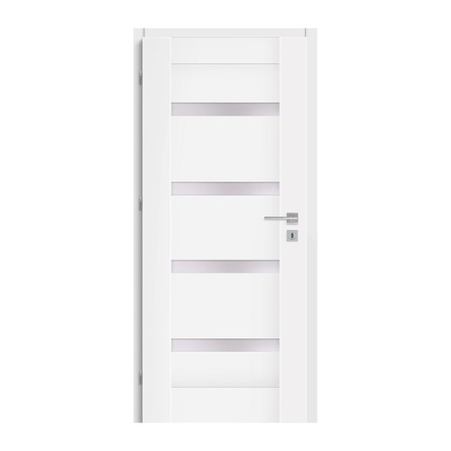 Interior wood white door - interior,