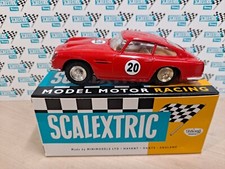 SCALEXTRIC  C68 RED ASTON MARTIN NO20 CAR WITHOUT LIGHTS BOXED SUPERB 2