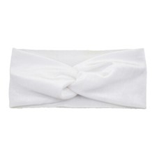 Women Girl Soft Turban Velvet Headband Head Wrap Twisted Stretch Plain Hair Band