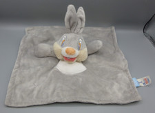 Sainsburys TU Disney Thumper Rabbit Baby Comforter Blankie Blanket Soother Grey