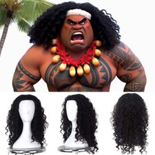 Cosplay Moana Maui Curly Hair