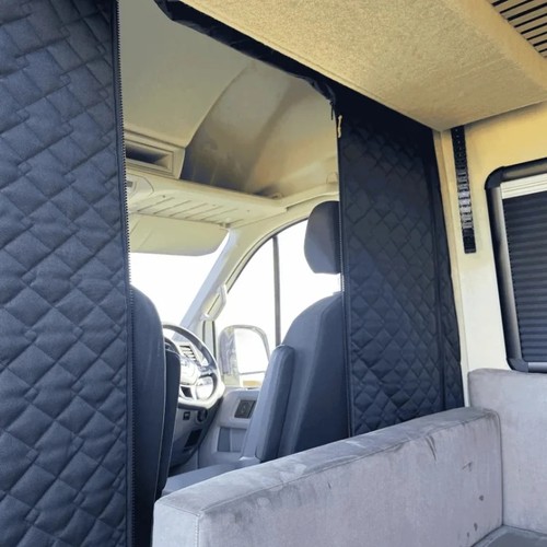 Insulated cab divider curtain - cab,