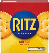 Ritz Cheese Cracker Box, Classic Savoury Crackers Perfect 140g