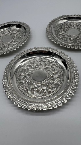 Vintage solid silver pin - silver,