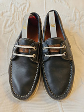 Nanny State Sailing Deck Shoes Leather Upper With Non Slip Sole - UK 7