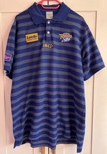Mens Leeds Rhinos Blue Striped