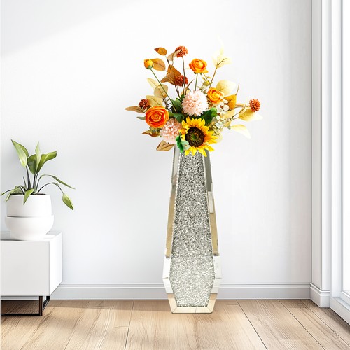 Modern luxury glass floor - modern, vase