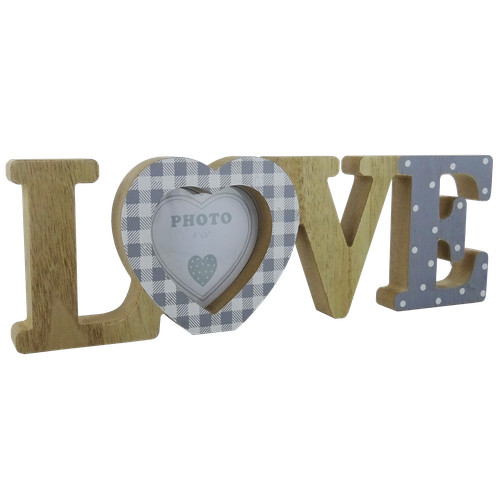 Love photo frame freestanding - photo,