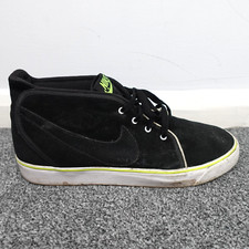Nike Trainers Mens 10 Black Toki Mid Suede 2009 Lace Up