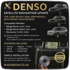 Range Rover L322 Sat Nav Map