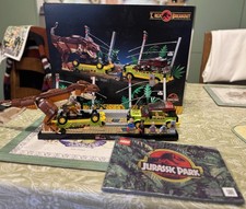 Lego Jurassic Park / World 76956 T-Rex Breakout Complete W/ Box + Instructions