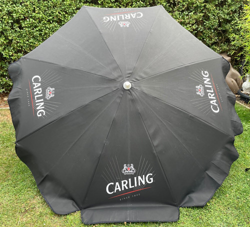 Carling black label parasol - black,