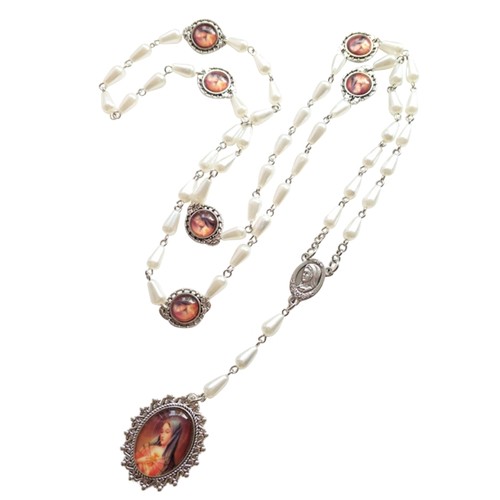 Crystal glass rosary - glass, beads