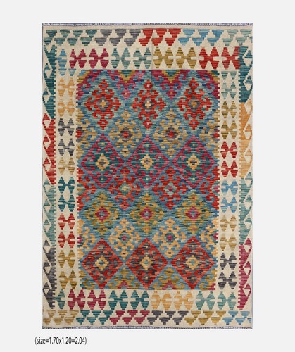 Handmade pure wool afghan - handmade,