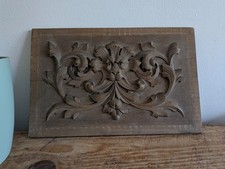 Antique Carved Wooden Panel