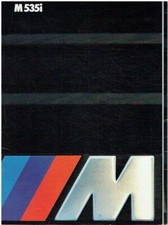 BMW M535i (E28 SERIES) SALOON ORIGINAL 1986 FACTORY UK SALES BROCHURE