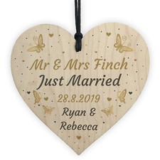 Personalised Just Married Gift
