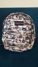 Disney Jansport Superbreak 'Day In The Park' Minnie And Backpack Limited Edition