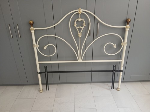 Ornate metal headboard 4ft