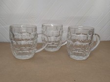 Set Of 3 Vintage France Clear