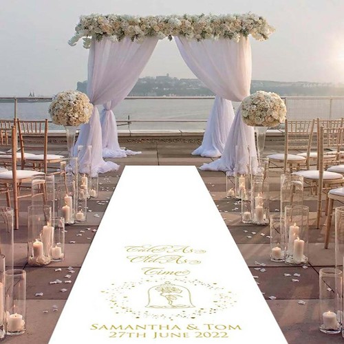 Personalised wedding aisle - wedding,