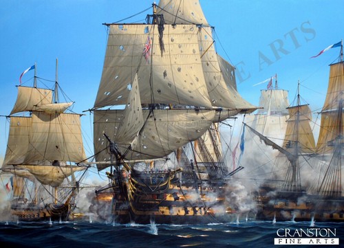 Battle trafalga naval art - battle,