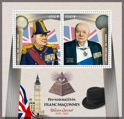2019 mnh famous masons - 2019,