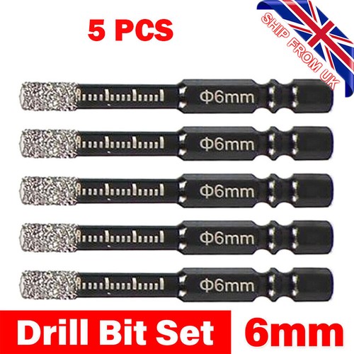 5pcs 6mm dry diamond drill - diamond,