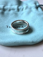 Tiffany & Co. 1837 Concave 7mm Wide Band Ring Size N1/2