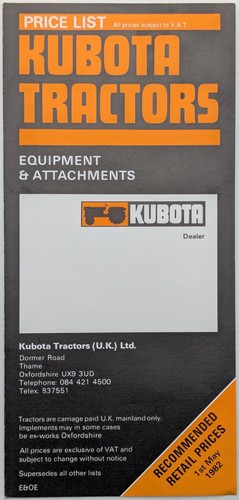 Original kubota tractors price - original,