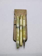 Waterman Nurses Fountain Pen, Pencil & Thermometer Set ‘40’s Canada
