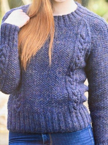 Ladies pretty knit sweater - ladies,
