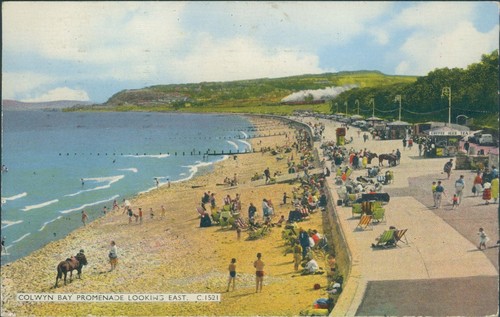 Colwyn bay promenade - , looking