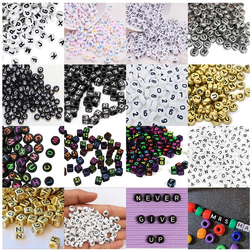 Alphabet letter beads mixed - letter,