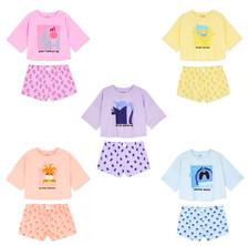 Ladies Pyjamas DISNEY PIXAR INSIDE OUT 2 Women Boxy Tee Shorts Nightwear Primark