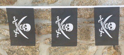 Jolly roger skull crossbones - jolly, &