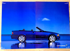 BMW M3 CONVERTIBLE E36 1990s - FRAMEABLE COLLECTIBLE ORIGINAL CLASSIC CAR ADVERT