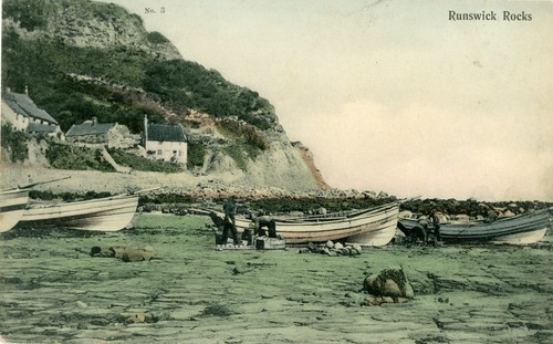 Runswick bay cobles coble - runswick, cobles/coble