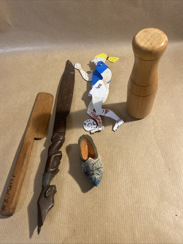 Joblot vintage wooden treen - wooden,