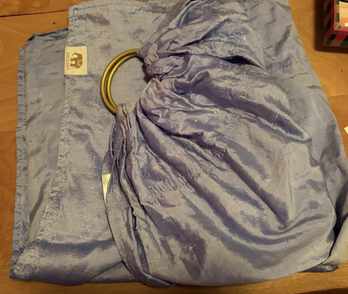 Mezaya blue silk ring sling - ring,