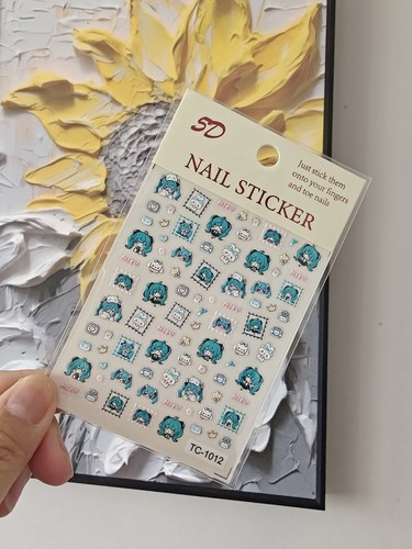 Hatsune miku nail sticker - nail,