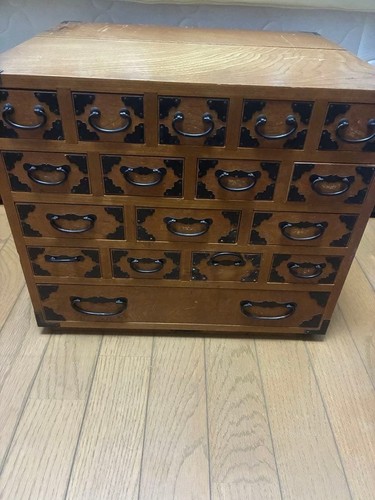 Vintage japanese wooden small - vintage,