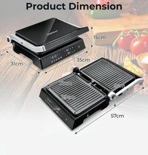 3-in-1 Electric Panini Press
