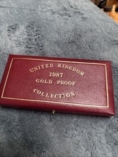 United Kingdom 1987 Gold Proof Collection Coin Box